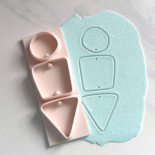 All-In-One Polymer Clay Cutter & Hole Punch Tool | Statement Earrings | E-97