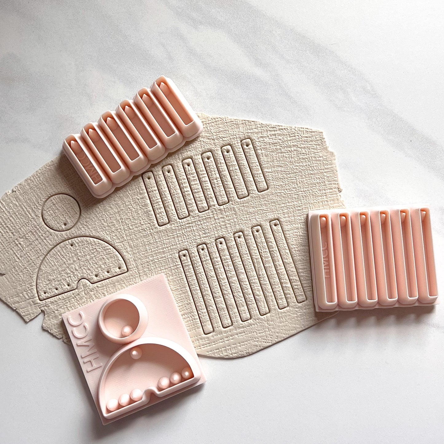 All-In-One Polymer Clay Cutter and Hole Punch | Statement Earring Cutter | E-57