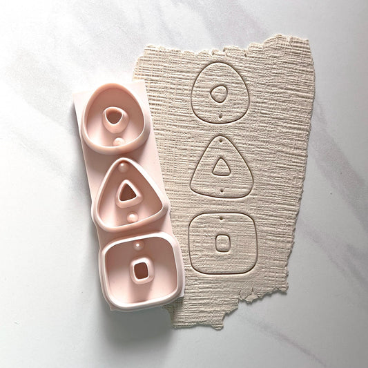 All-In-One Polymer Clay Cutter & Hole Punch Tool | Statement Earrings | E-45