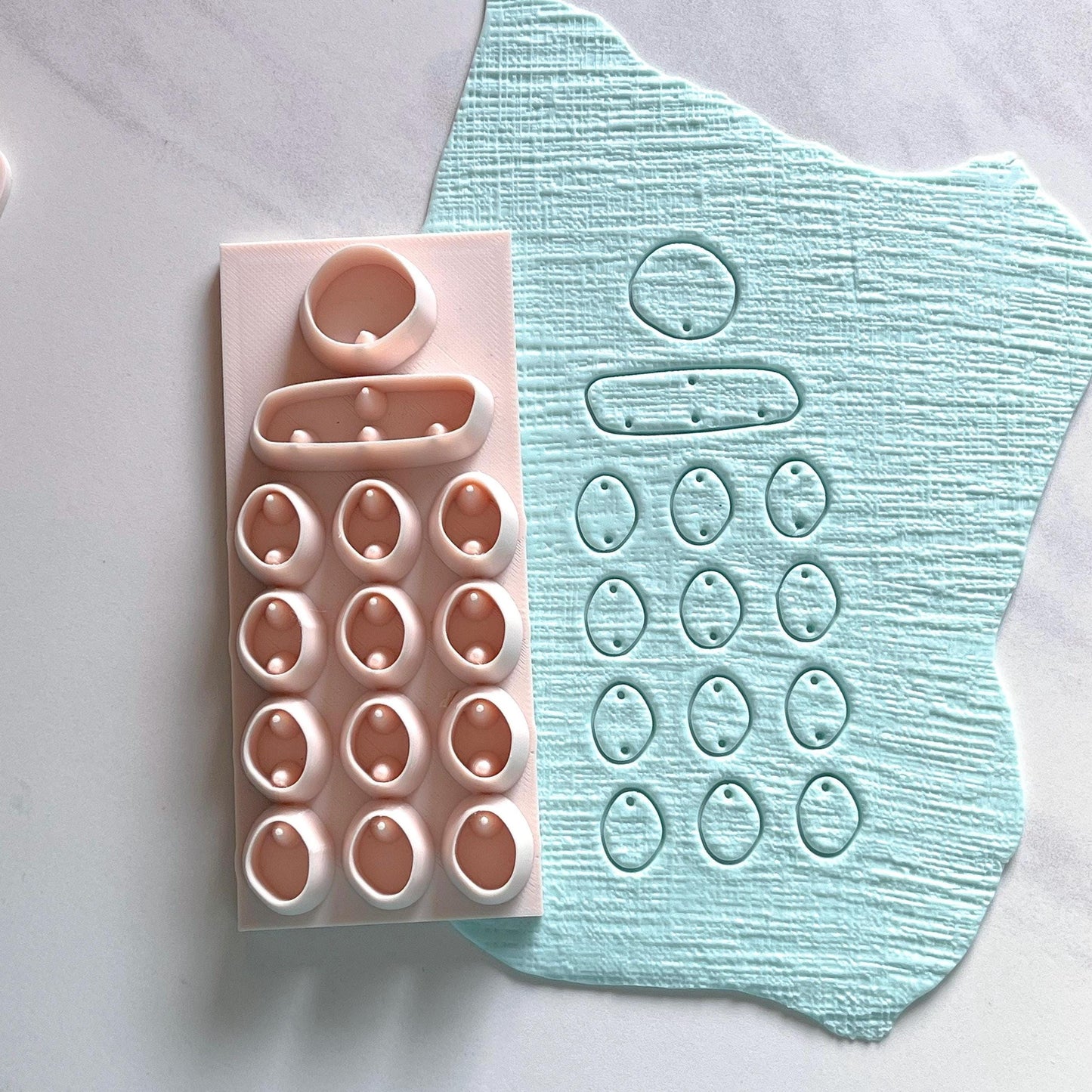 All-In-One Polymer Clay Cutter and Hole Punch | Statement Earrings | E-48