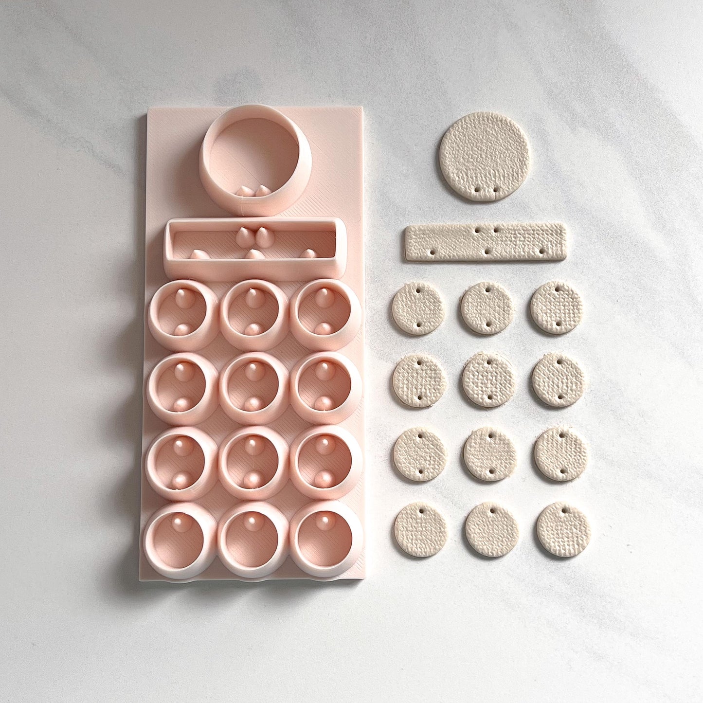 All-In-One Polymer Clay Cutter & Hole Punch Tool | Statement Earrings | U-1