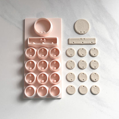 All-In-One Polymer Clay Cutter & Hole Punch Tool | Statement Earrings | U-1