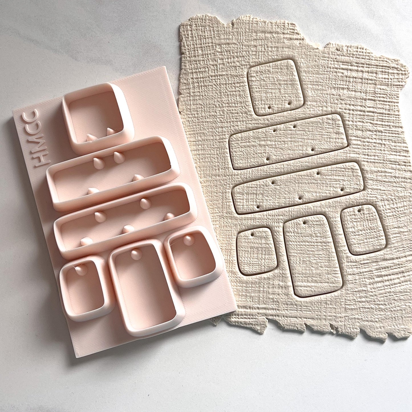 All-In-One Polymer Clay Cutter & Hole Punch Tool | Statement Earrings | E-125