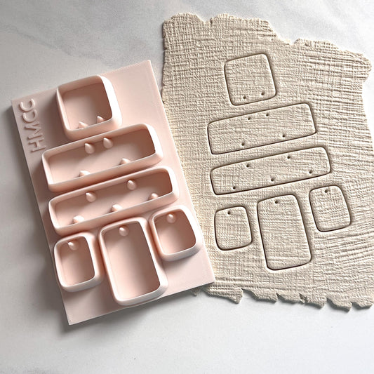 All-In-One Polymer Clay Cutter & Hole Punch Tool | Statement Earrings | E-125