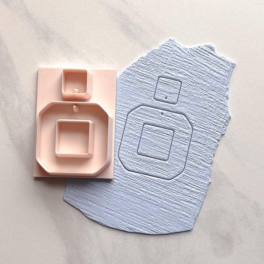 Polymer Clay Cutter & Hole Punch: All-In-One Earring Tool | D-21