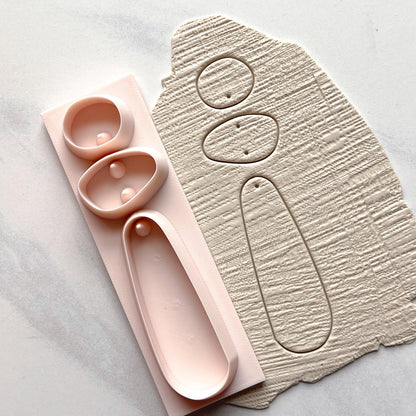 All-In-One Polymer Clay Cutter | Statement Earrings | E-81