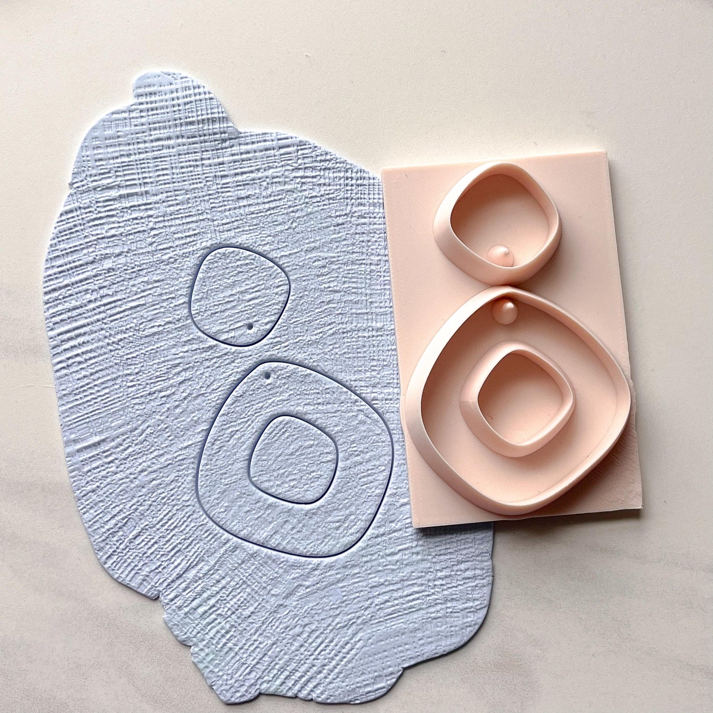 All-In-One Polymer Clay Cutter & Hole Punch Tool | Statement Earrings | D-25