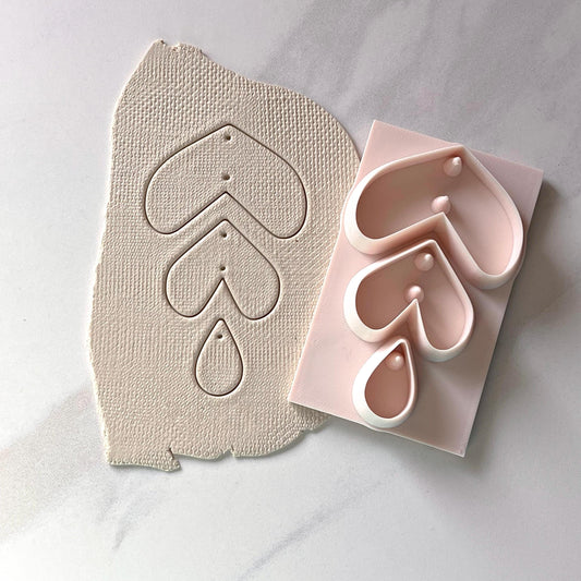 All-In-One Polymer Clay Cutter and Hole Punch Tool | Statement Earrings | E-23