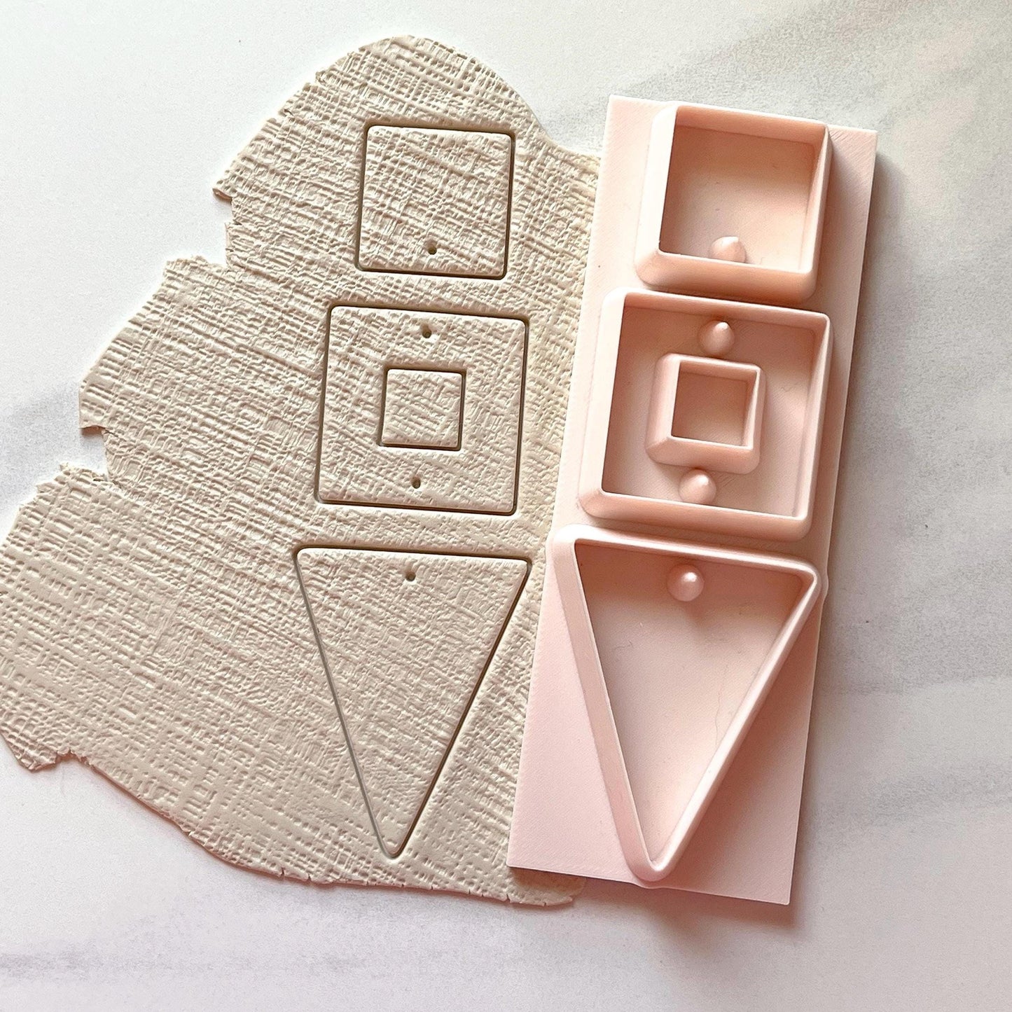 All-In-One Polymer Clay Cutter & Hole Punch Tool | Statement Earrings | E-82