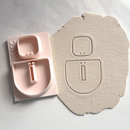 All-In-One Duo Clay Cutter & Hole Punch Tool | Statement Earrings | D-11