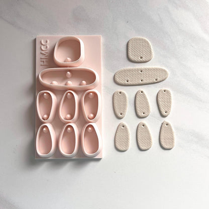All-In-One Polymer Clay Cutter & Hole Punch Tool | Statement Earrings | E-92
