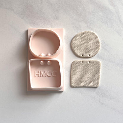 All-In-One Polymer Clay Cutter & Hole Punch Tool | Statement Earrings