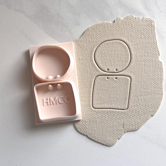 All-In-One Polymer Clay Cutter & Hole Punch Tool | Statement Earrings