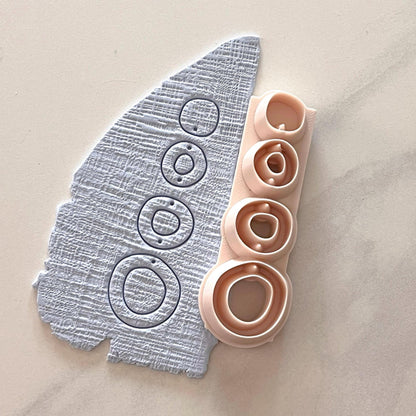All-In-One Polymer Clay Cutter & Hole Punch | Statement Earring Cutter | E-18