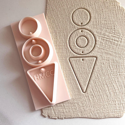 All-In-One Polymer Clay Cutter & Hole Punch | Statement Earring Cutter | E-55