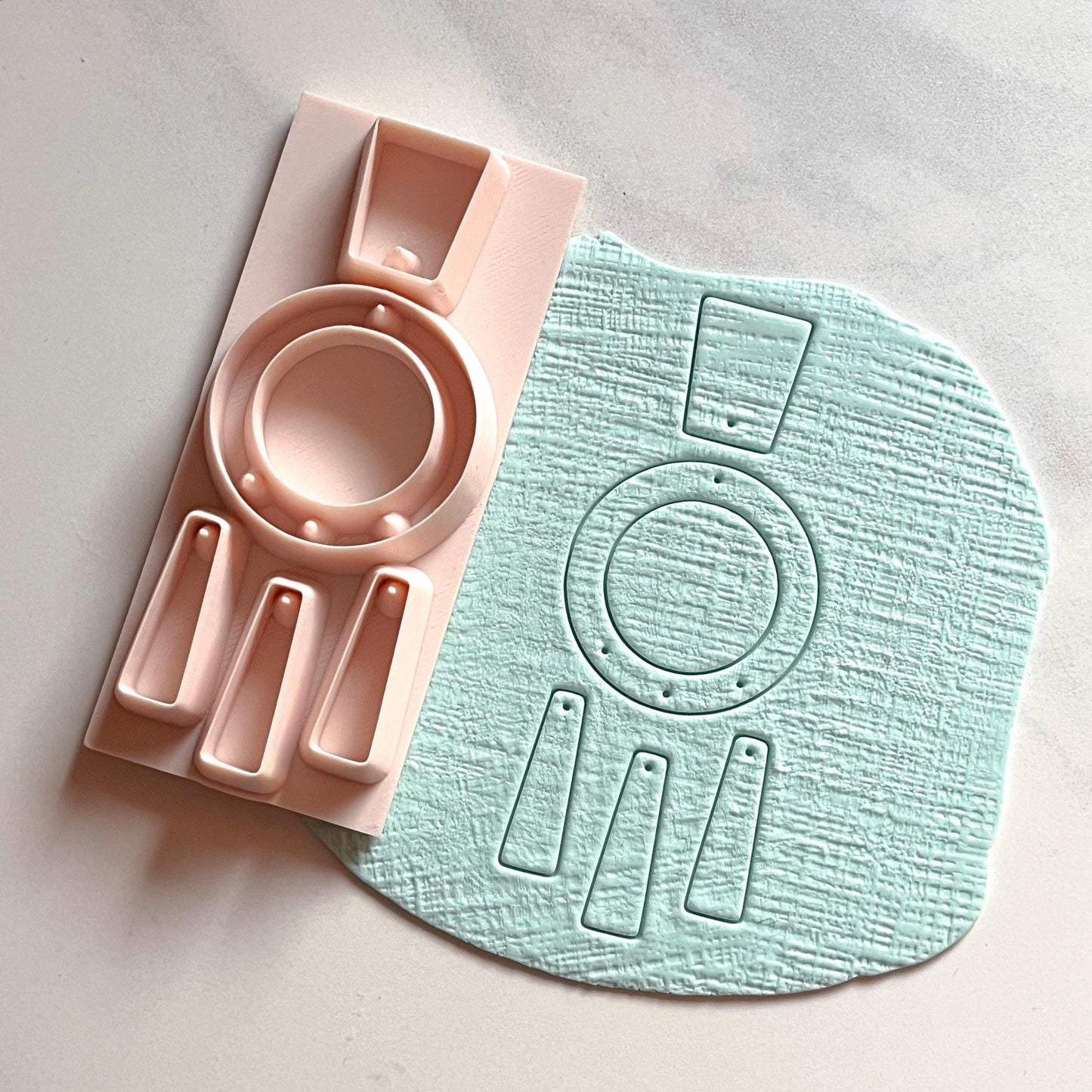 All-In-One Polymer Clay Cutter & Hole Punch Tool | Statement Earring Cutter | E-40