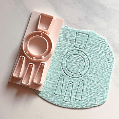 All-In-One Polymer Clay Cutter & Hole Punch Tool | Statement Earring Cutter | E-40