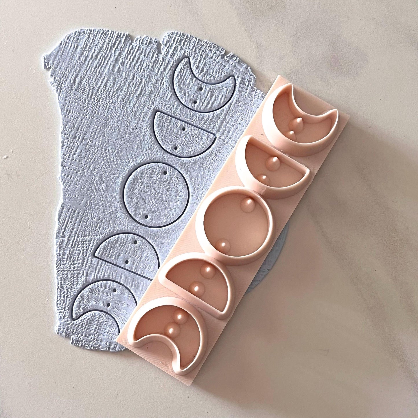 All-In-One Polymer Clay Cutter & Hole Punch Tool | Statement Earrings | E-19