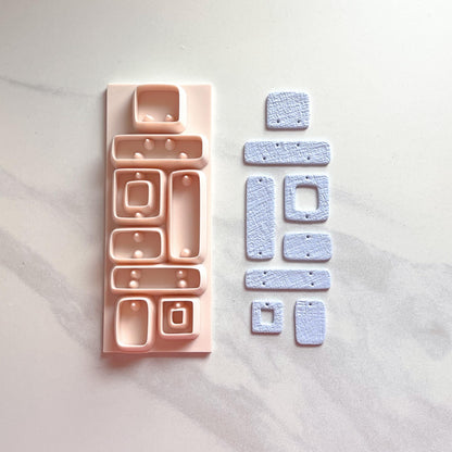 All-In-One Polymer Clay Cutter & Hole Punch Tool | Statement Earrings | U-4