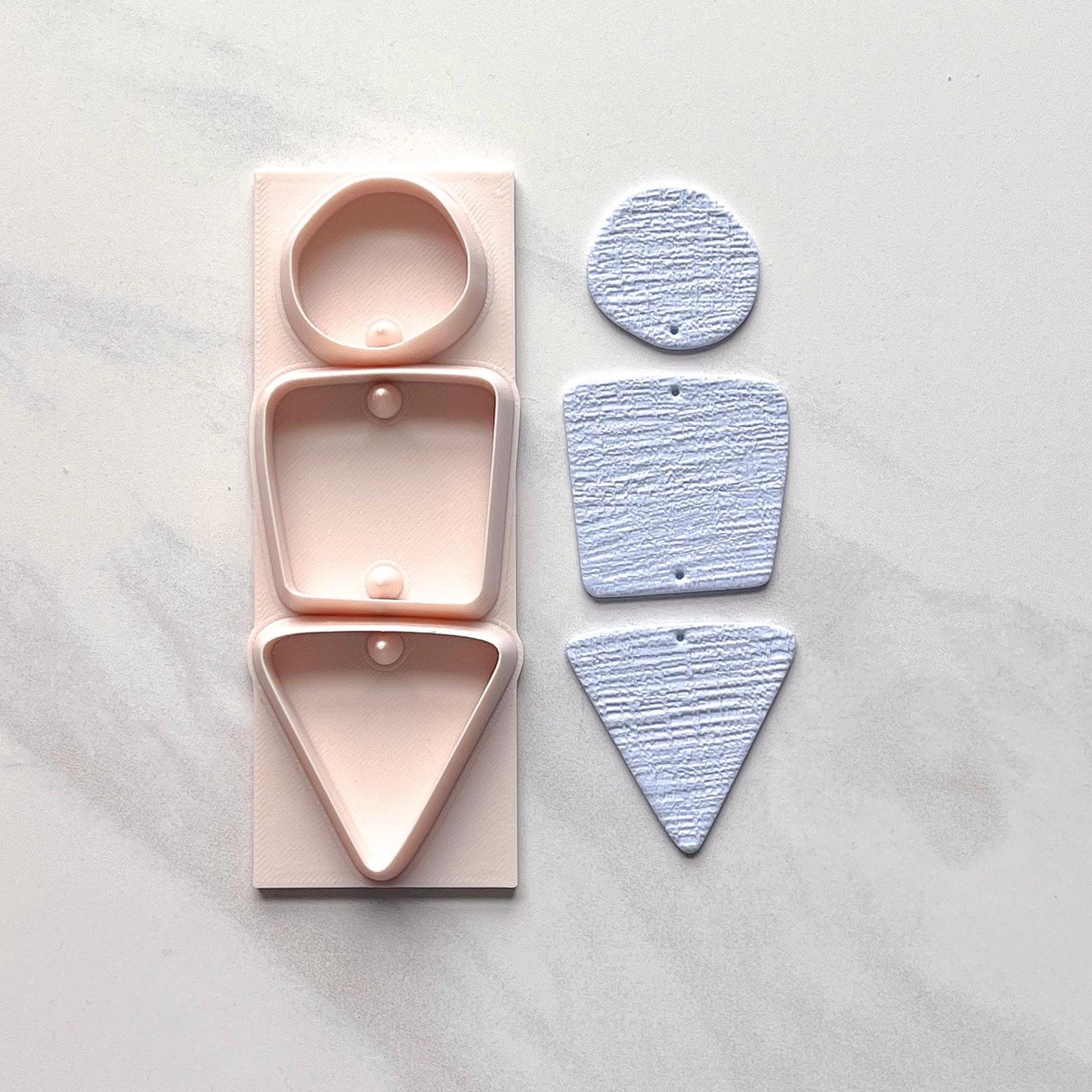 All-In-One Polymer Clay Cutter & Hole Punch Tool | Statement Earrings | E-97