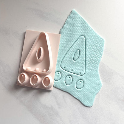 All-In-One Polymer Clay Cutter & Hole Punch | Statement Earrings | E-61
