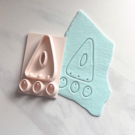 All-In-One Polymer Clay Cutter & Hole Punch | Statement Earrings | E-61