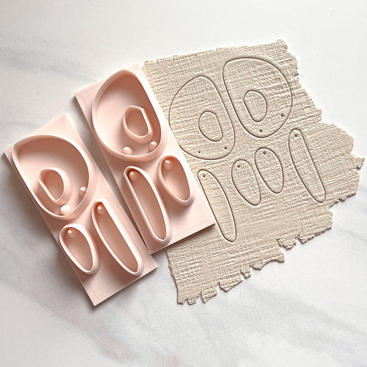 All-In-One Polymer Clay Cutter & Hole Punch Tool | Statement Earrings | E-113