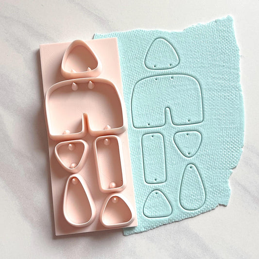 All-In-One Polymer Clay Cutter & Hole Punch Tool | Statement Earrings | E-83