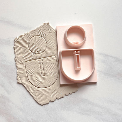 All-In-One Duo Clay Cutter & Hole Punch Tool | Statement Earrings | D-9