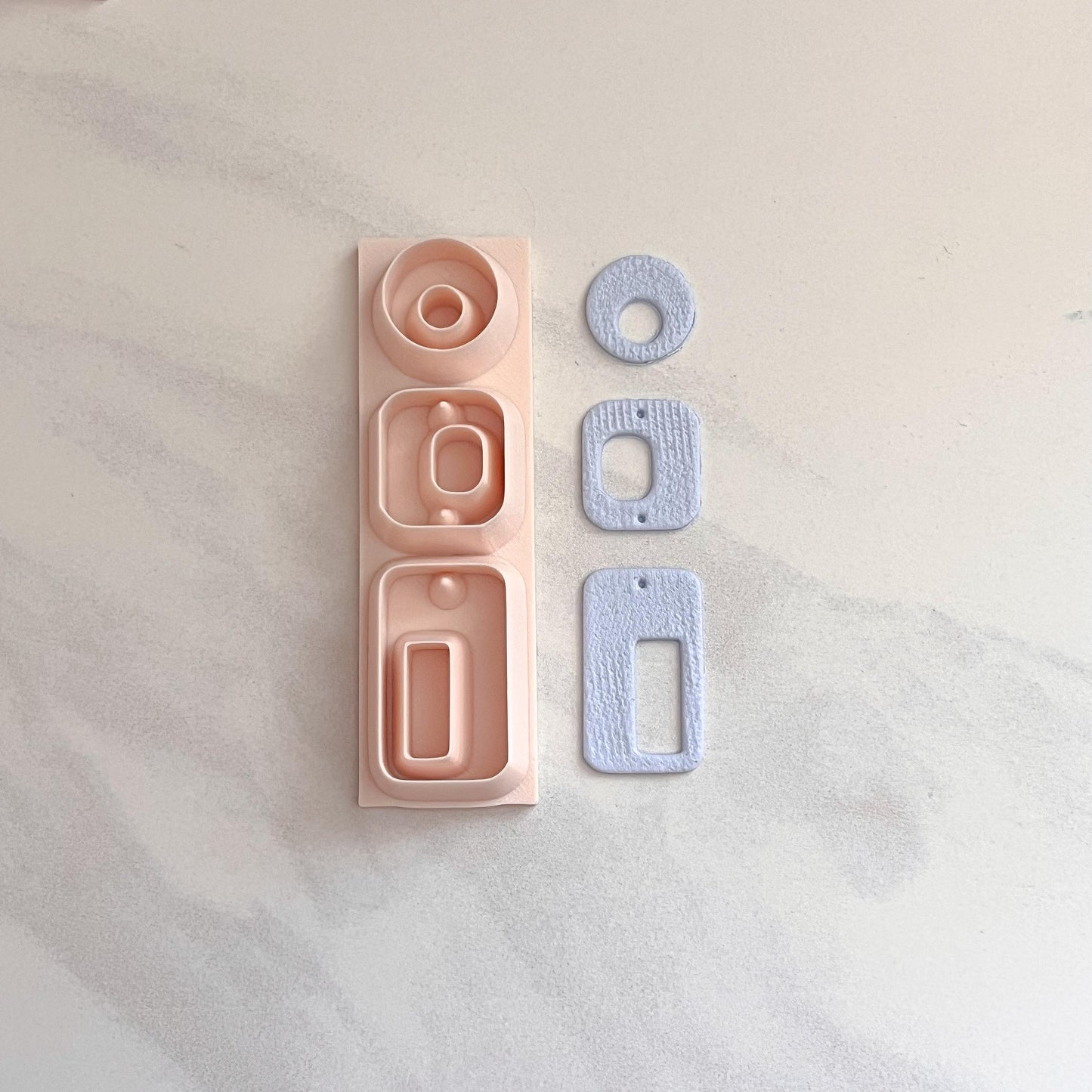 All-In-One Polymer Clay Cutter and Hole Punch | Statement Earring Cutter | E-69
