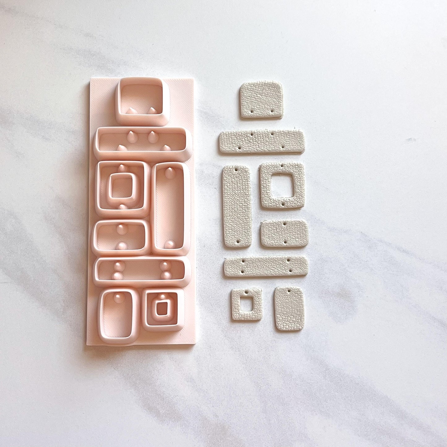 All-In-One Polymer Clay Cutter & Hole Punch Tool | Statement Earrings | U-4
