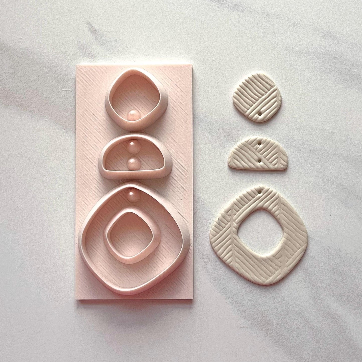 All-In-One Polymer Clay Cutter & Hole Punch | Statement Earring Cutter | E-43