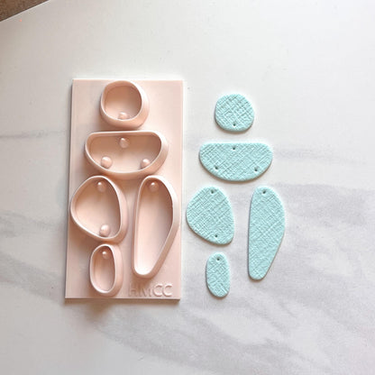 All-in-One Polymer Clay Cutter & Hole Punch Tool | Statement Earrings | E-74