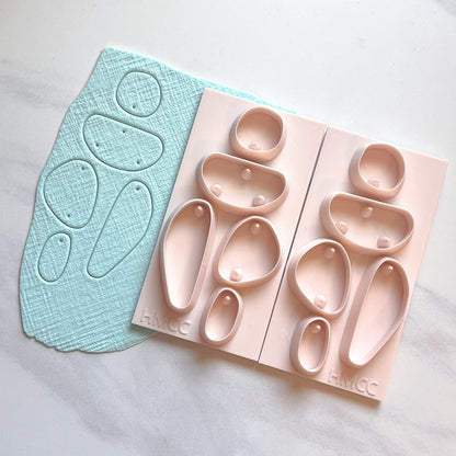 All-in-One Polymer Clay Cutter & Hole Punch Tool | Statement Earrings | E-74