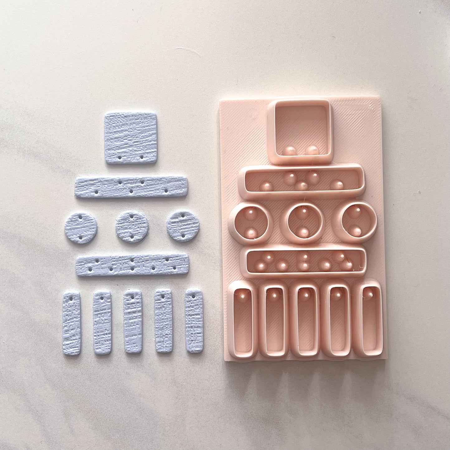All-In-One Polymer Clay Cutter & Hole Punch Tool | Statement Earrings | E-50