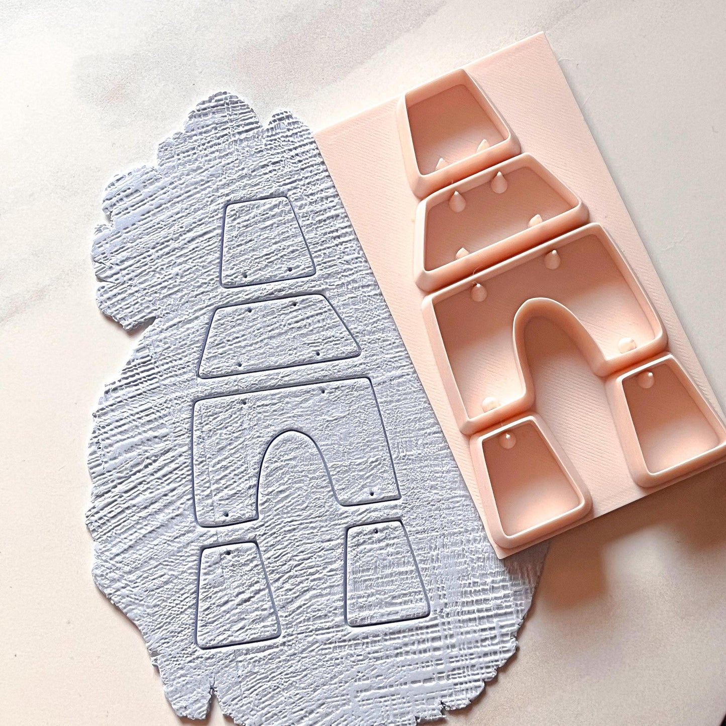 All-In-One Polymer Clay Cutter & Hole Punch Tool | Statement Earrings | E-116