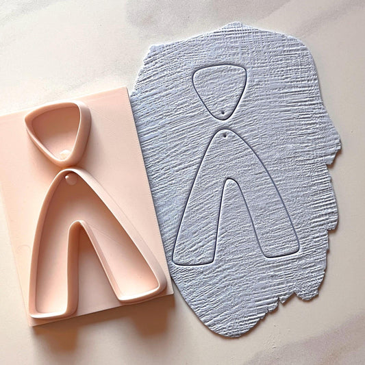 All-In-One Duo Clay Cutter & Hole Punch Tool | Statement Earrings | D-28