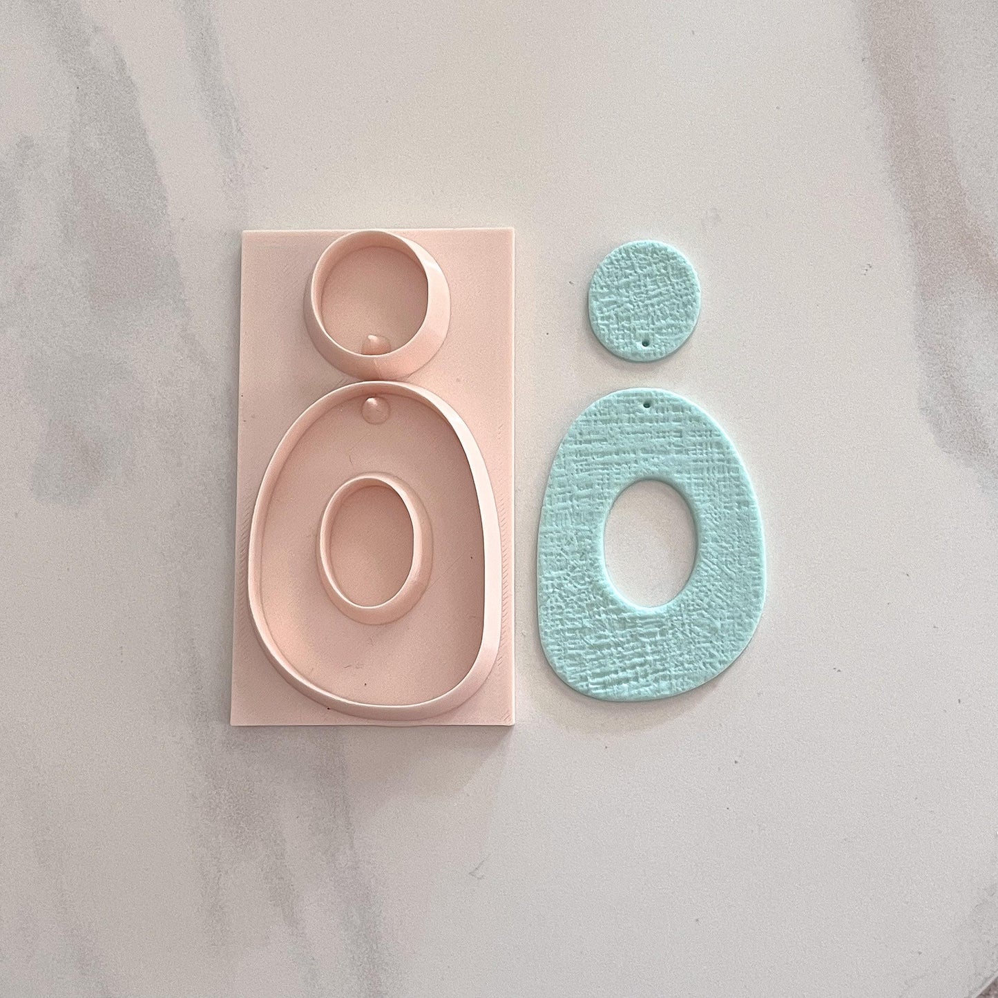 All-In-One Duo Polymer Clay Cutter & Hole Punch | Statement Earrings | D-15