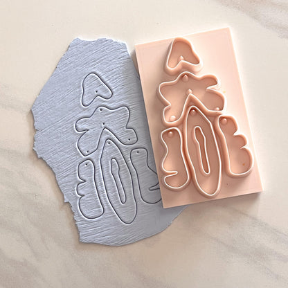All-In-One Polymer Clay Cutter and Hole Punch | Statement Earring Cutter | E-49