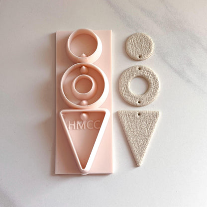 All-In-One Polymer Clay Cutter & Hole Punch | Statement Earring Cutter | E-55