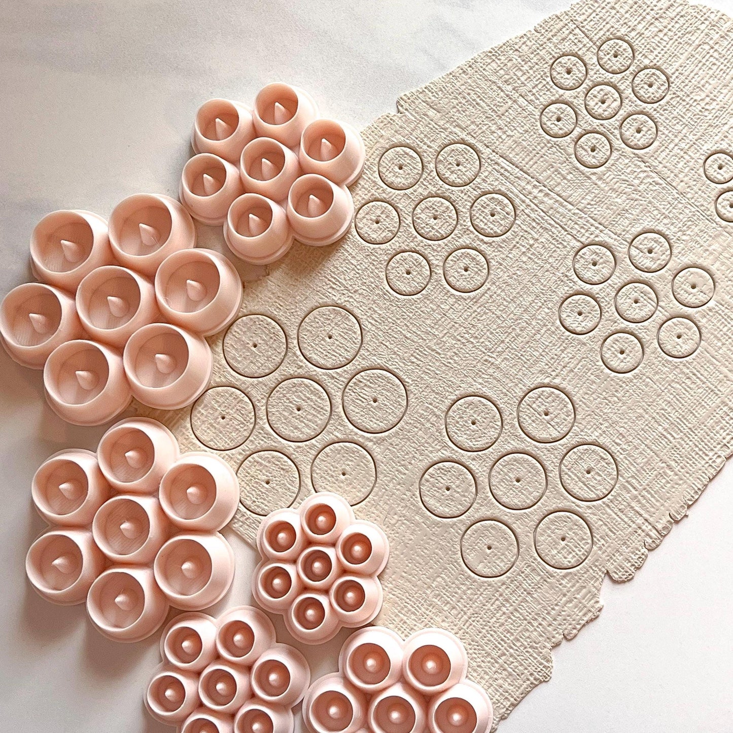 Round Polymer Clay Cutter | Bead Hole Punch Tool