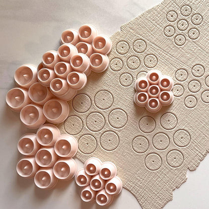 Round Polymer Clay Cutter | Bead Hole Punch Tool