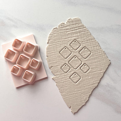 Square Polymer Clay Bead Cutter | Earring Jewelry Making