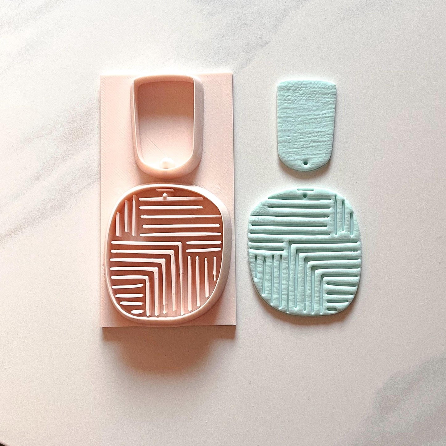 All-In-One Polymer Clay Cutter & Hole Punch Tool | Statement Earrings | E-76