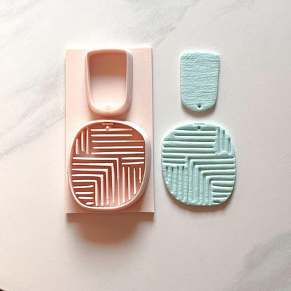 All-In-One Polymer Clay Cutter & Hole Punch Tool | Statement Earrings | E-76
