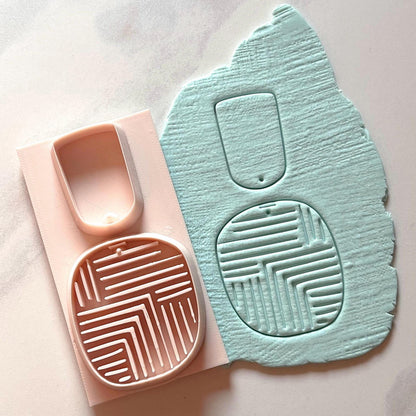 All-In-One Polymer Clay Cutter & Hole Punch Tool | Statement Earrings | E-76