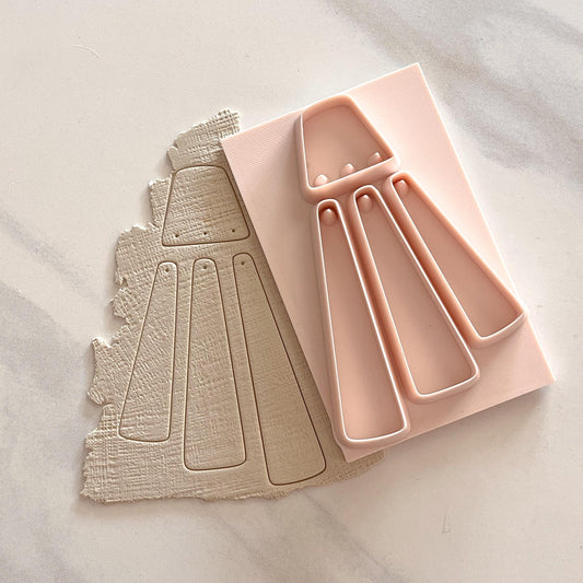 All-In-One Polymer Clay Cutter & Hole Punch Tool | Statement Earrings | E-129