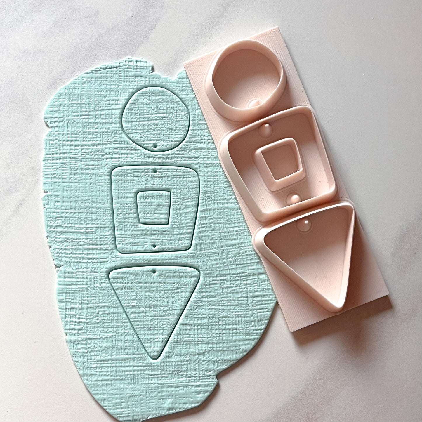 All-In-One Polymer Clay Cutter & Hole Punch Tool | Statement Earring Cutter | E-70