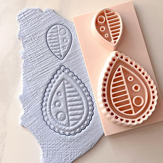 All-In-One Polymer Clay Cutter and Hole Punch | Statement Earrings | E-72