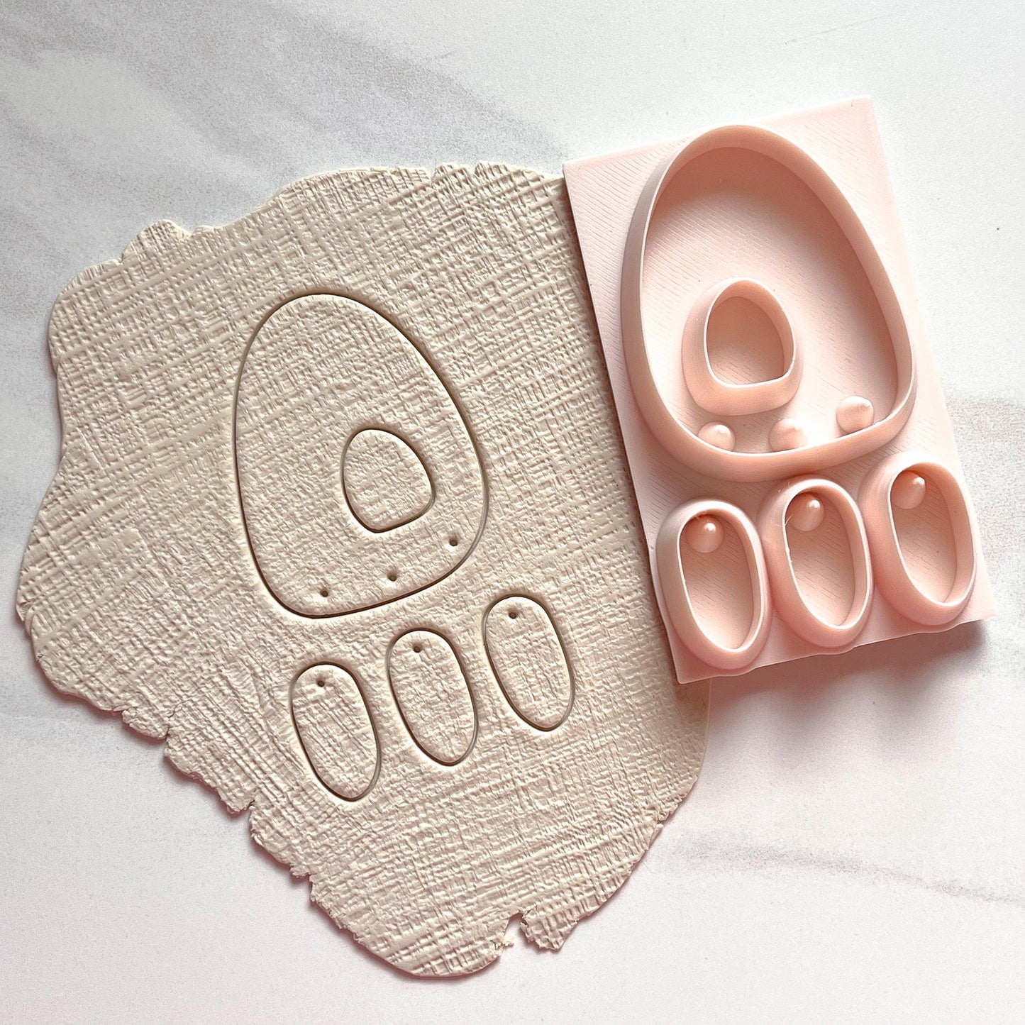 All-In-One Polymer Clay Cutter & Hole Punch Tool | Statement Earrings | U-5